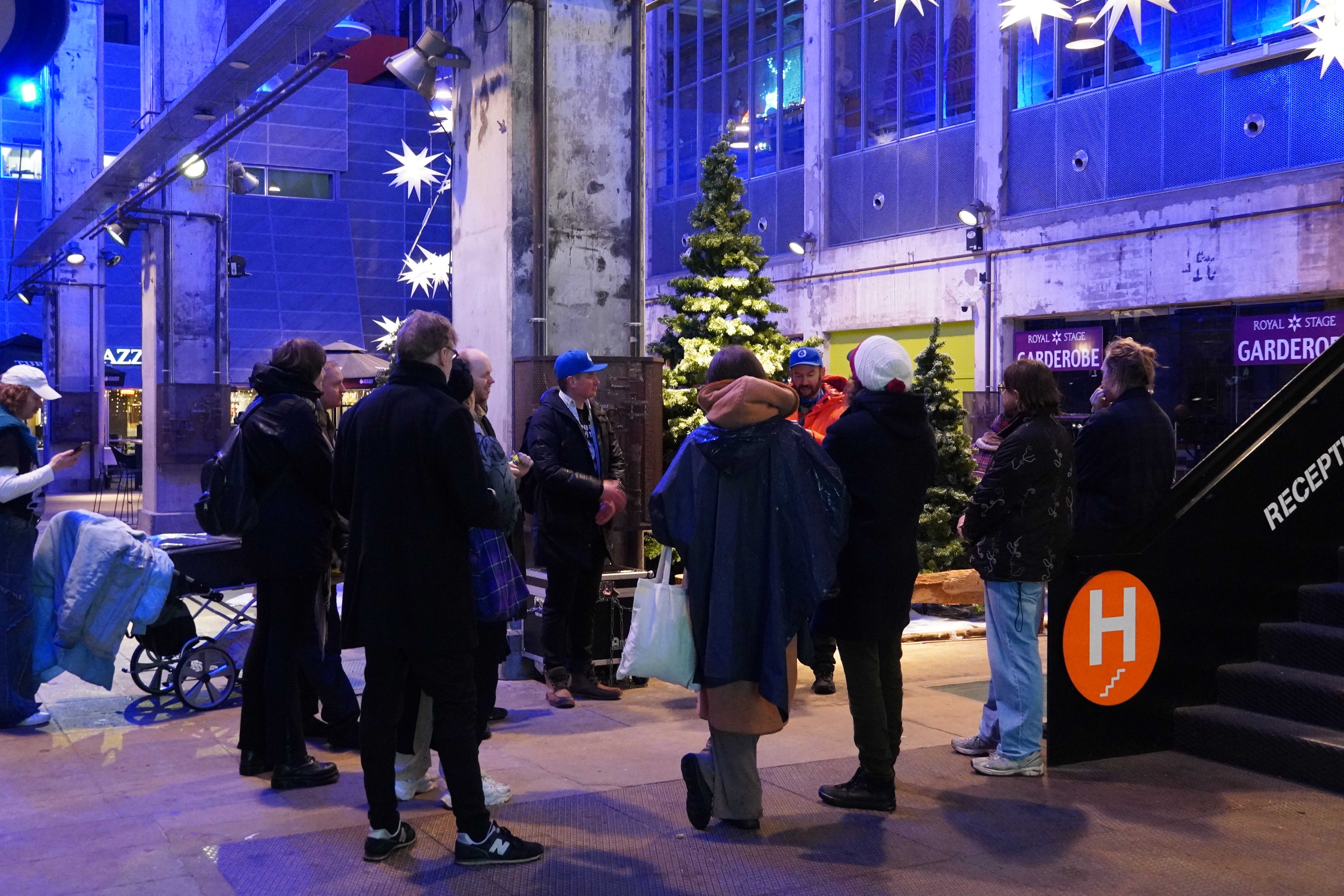 AALBORG ER FREMTIDEN (AALBORG IS THE FUTURE), Performative City Walk, Kristoffer Ørum, f.eks., Aalborg, 2024 (photocredit: Rikke Ehlers Nilsson)