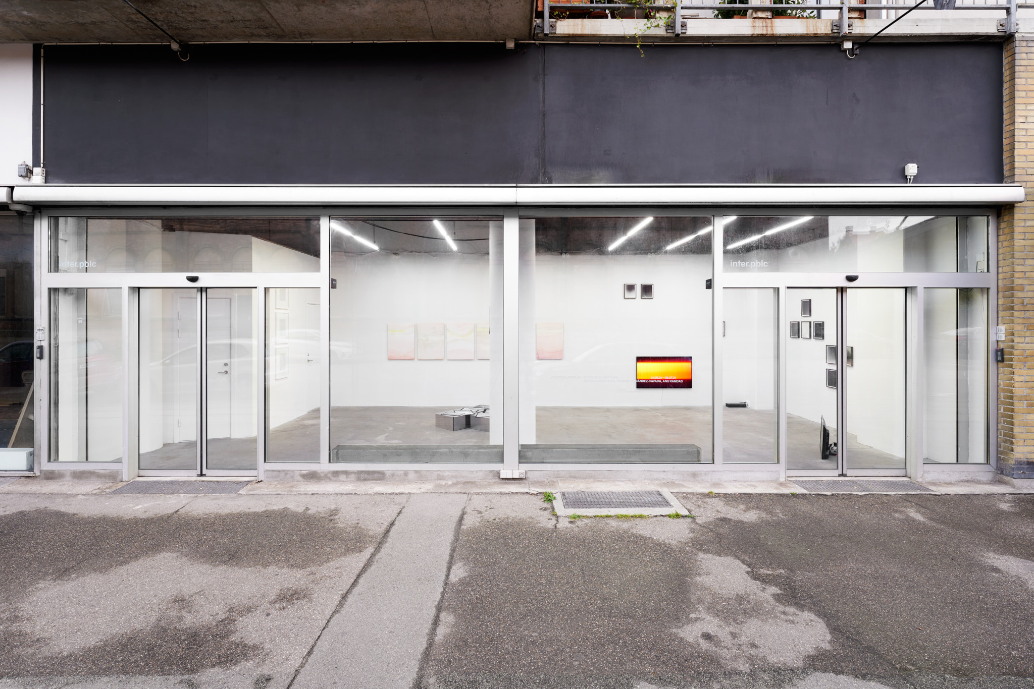 Installation view.
