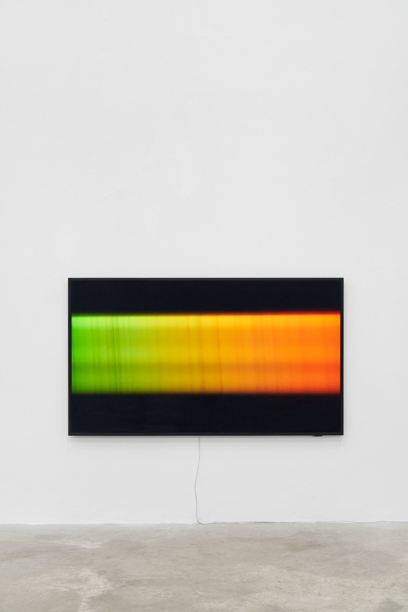 Nanna Debois Buhl, Helios, 2024. Video based on spectroscopic recordings of the surface of the sun. Duration: 13 mins.